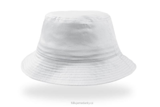 Bílý pevný plátěný rybářský klobouk classic, 1ks