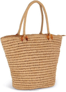 Nákupní nebo plážová taška z rostlinných vláken