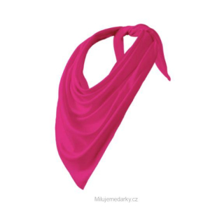 Trojcípý sportovní žerzejový šátek, růžový