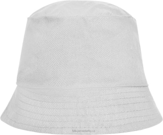 Bílý lehký plážový bavlněný plážový klobouk, vhodný pro děti i dospělé