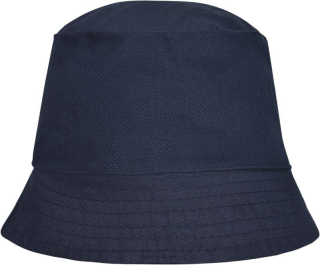 Tmavě modrý lehký bavlněný plážový klobouk vhodný pro děti i dospělé