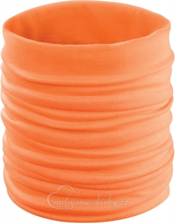 Oranžová bandana - šátek/nákrčník/čepice