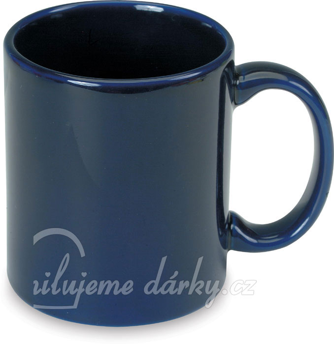 Klasický tmavě modrý keramický hrnek Cobalt Blue, 300ml