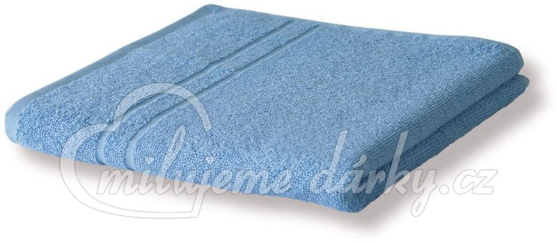 světle modrý froté ručník LUXURY, gramáž 400 g/m2