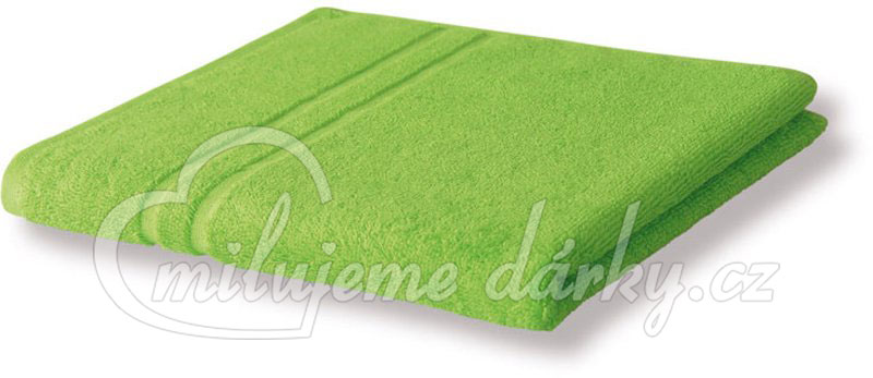 světle zelený froté ručník LUXURY, gram. 400 g/m2